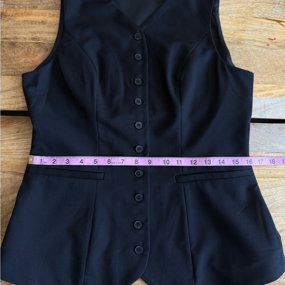 Tailored Suit Vest, Black, H&M, M - Picture 8 of 9
